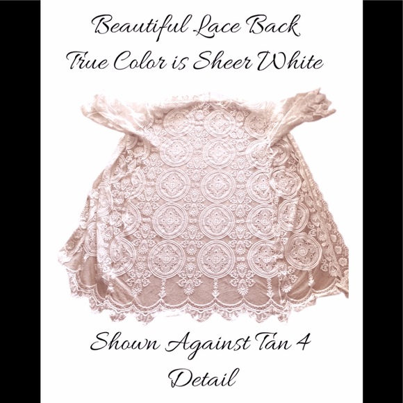 White Lace Kimono/Duster, Size Small Petite - Picture 3 of 7